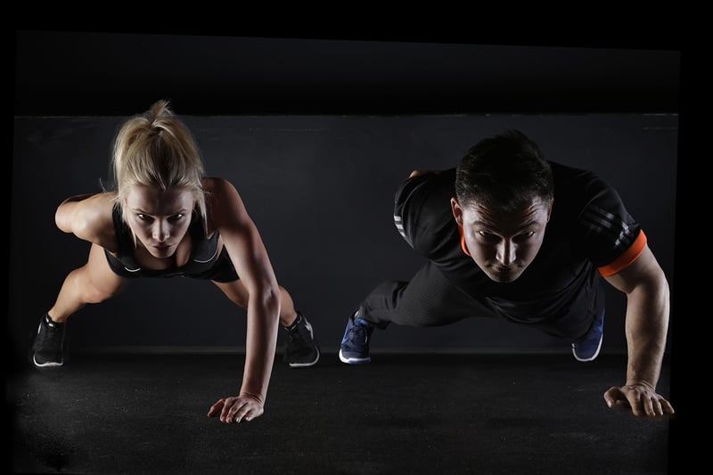 Woman Exercising